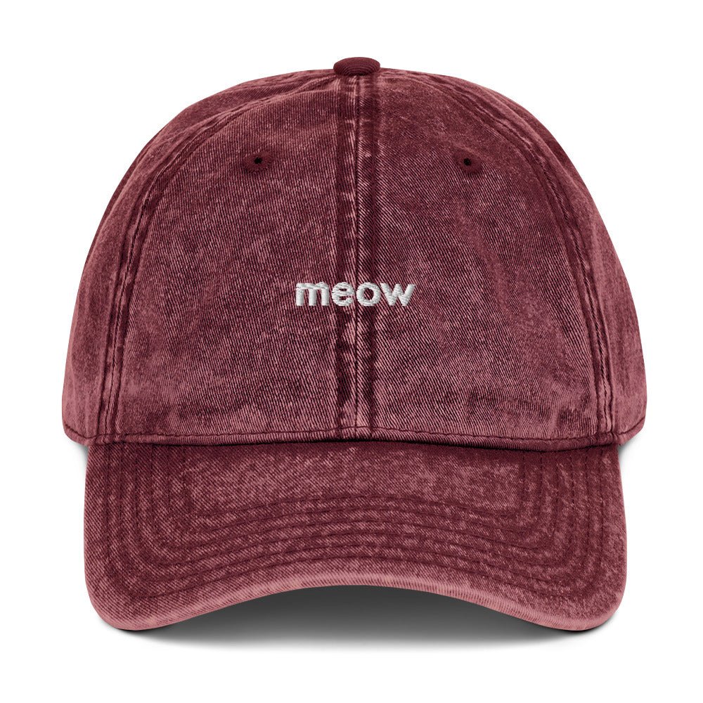 Meow® Cotton Twill Cap - cäpi