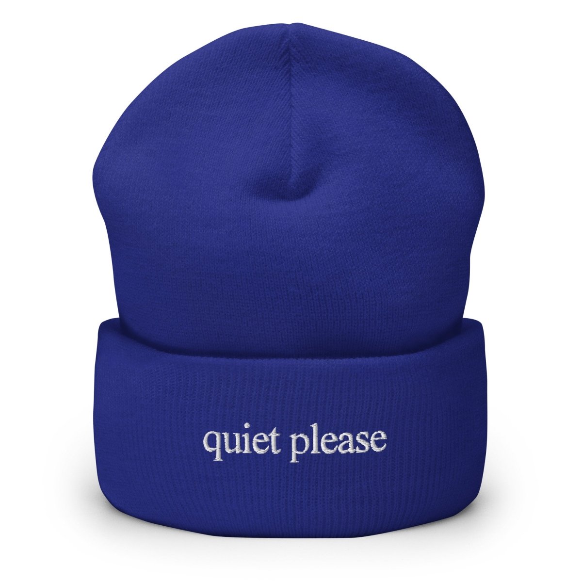 Quiet Please® Cuffed Beanie - cäpi