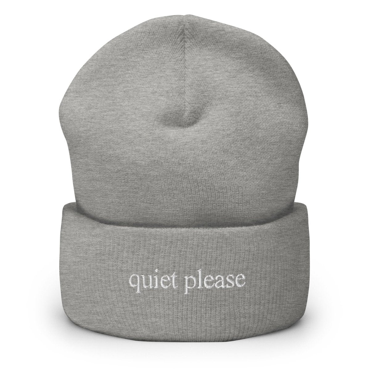 Quiet Please® Cuffed Beanie - cäpi