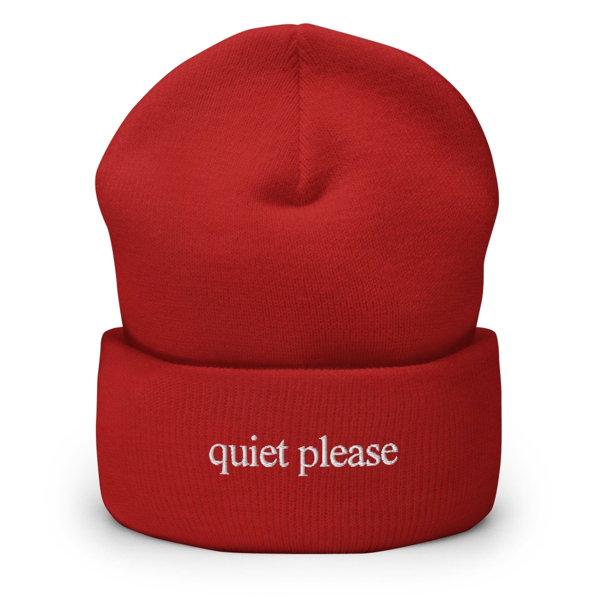 Quiet Please® Cuffed Beanie - cäpi