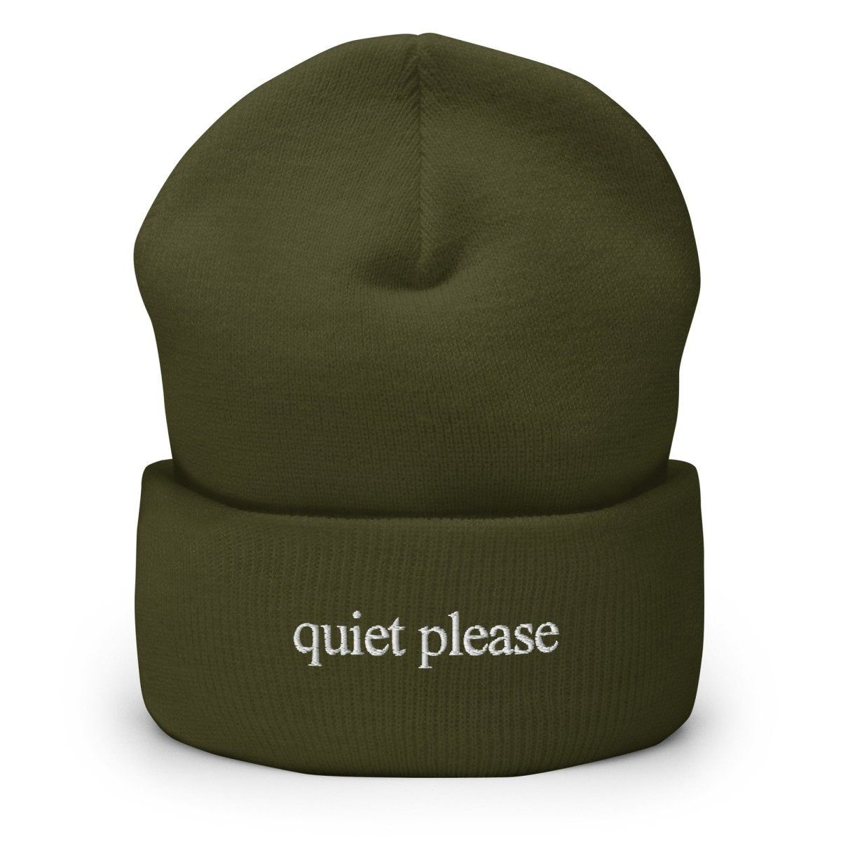 Quiet Please® Cuffed Beanie - cäpi