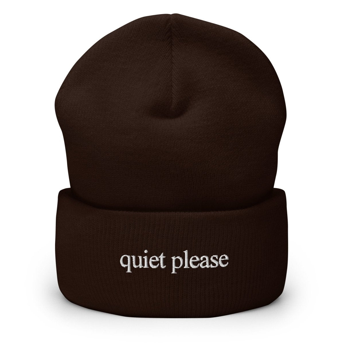 Quiet Please® Cuffed Beanie - cäpi