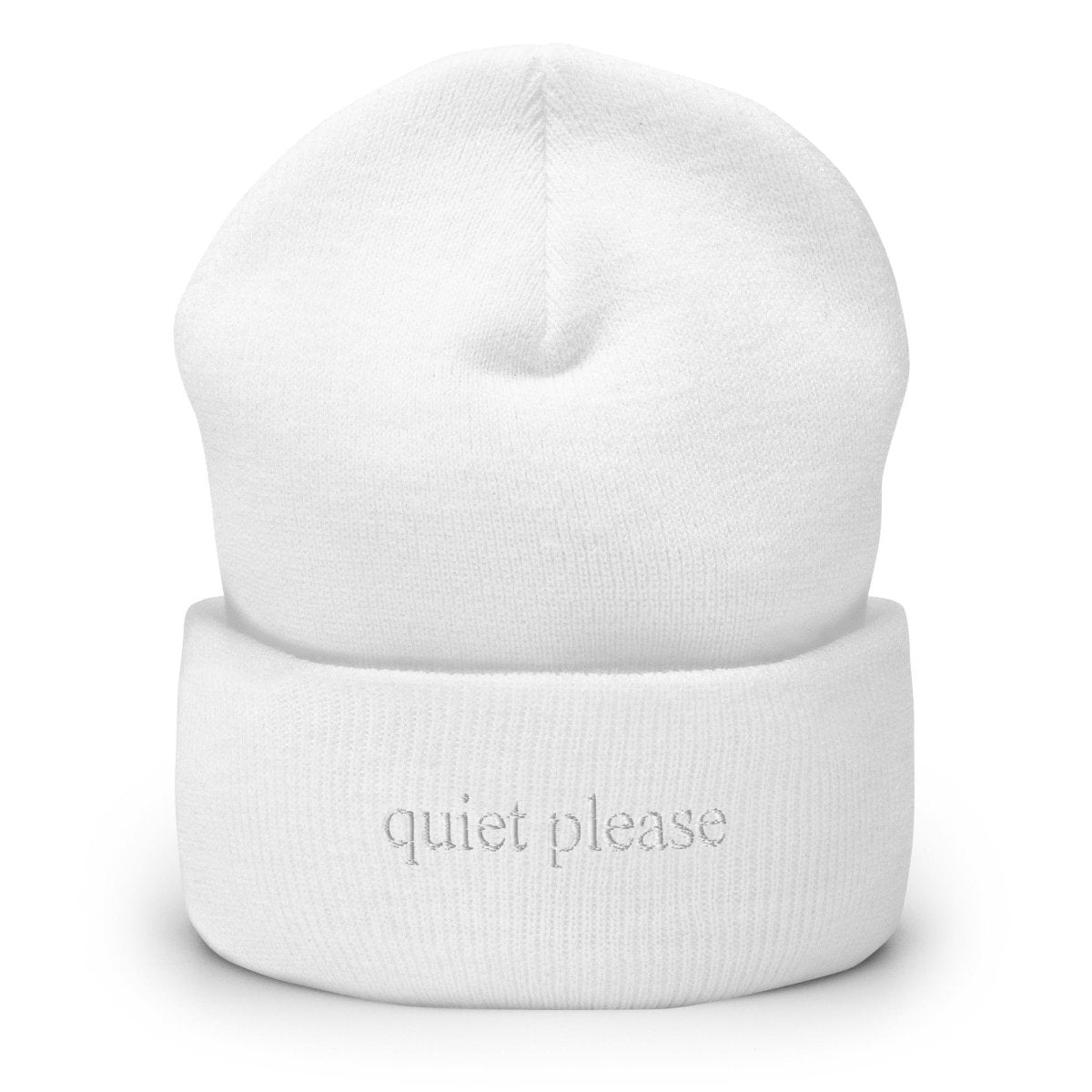 Quiet Please® Cuffed Beanie - cäpi