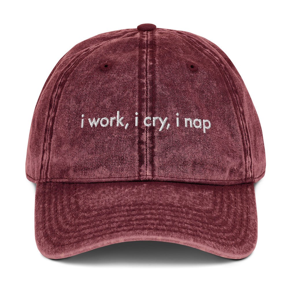 Work Cry Nap® Cotton Twill Cap - cäpi